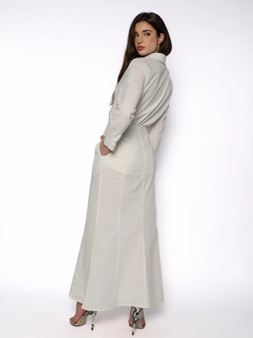 Set camasa si fusta cu buzunare, Iris