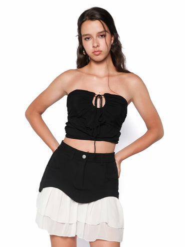 Fusta casual cu volane, Valentina