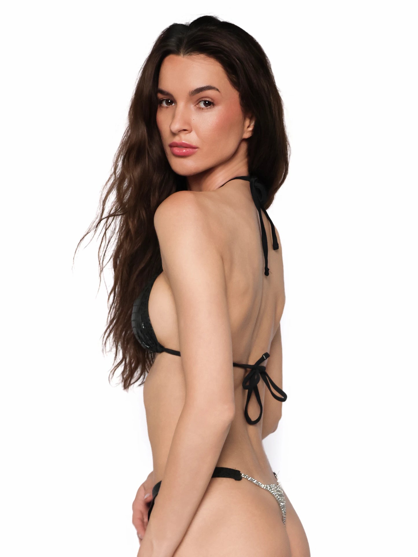 Costum de baie cu strasuri la spate, Amara