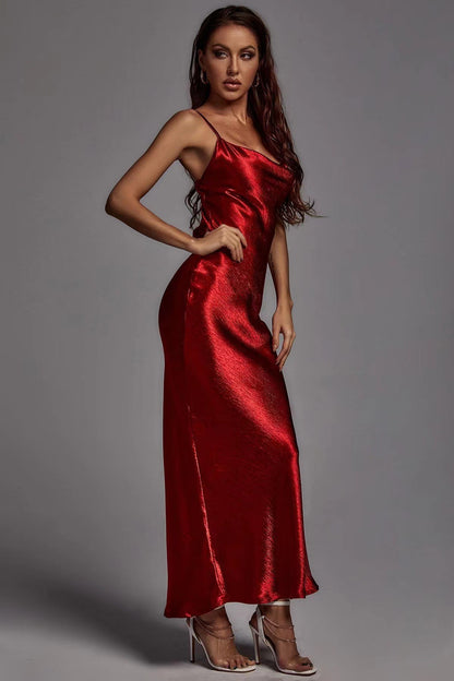 Rochie maxi cu aspect metalizat, Larisa