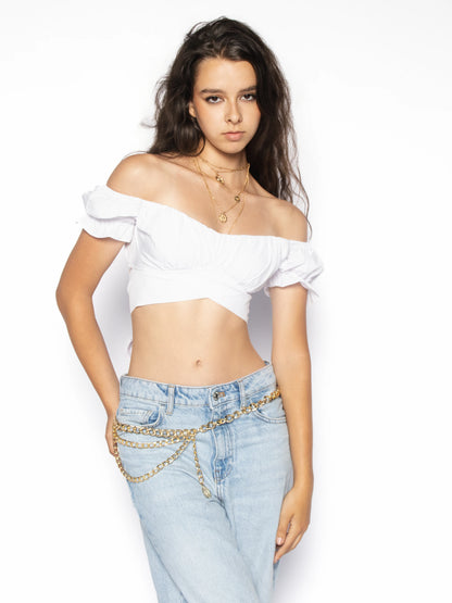 Top cu umerii cazuti