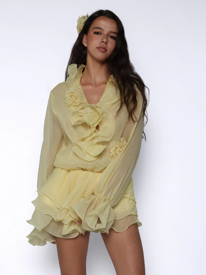 Rochie vaporoasa din voal, Iris