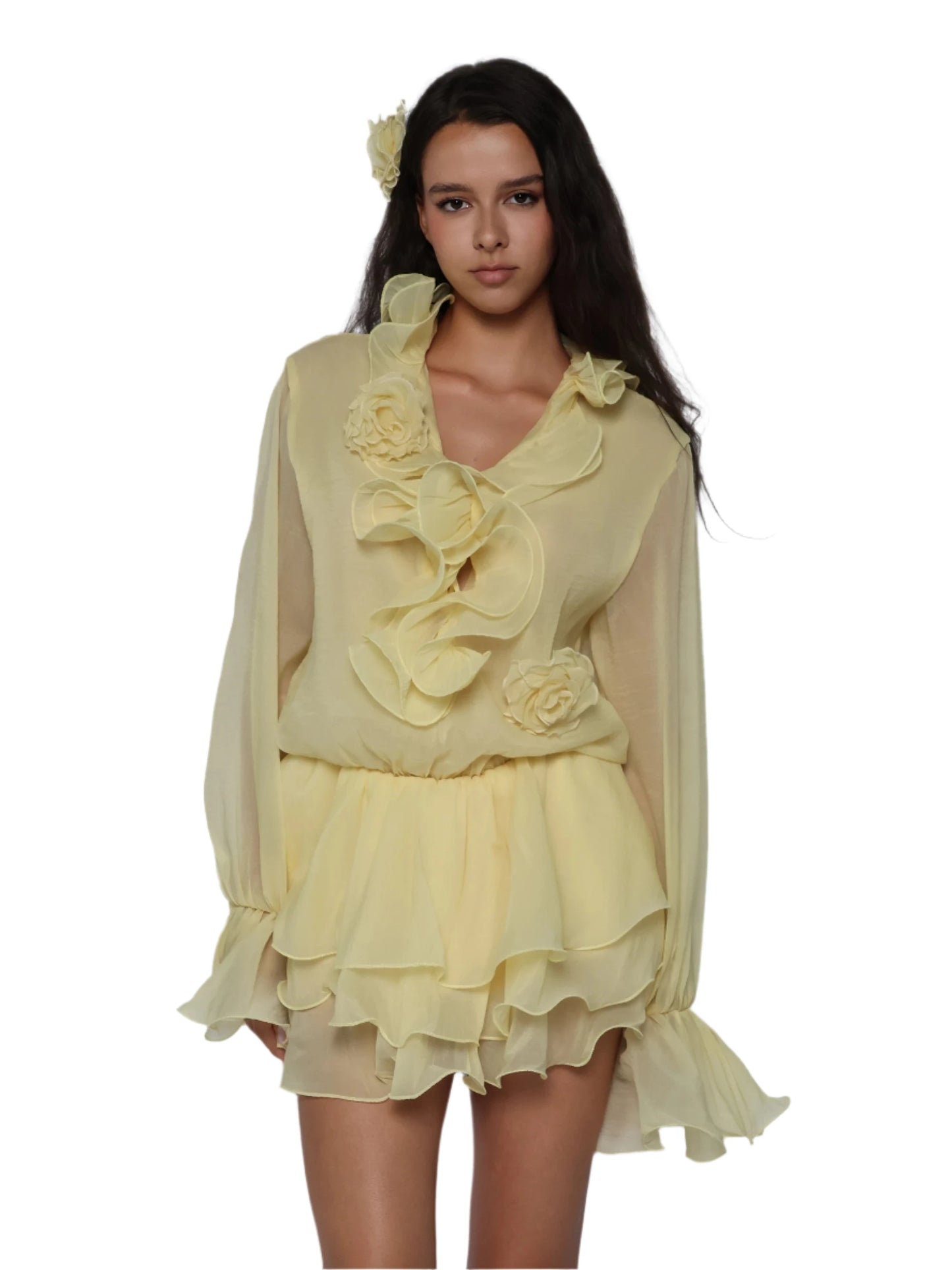 Rochie vaporoasa din voal, Iris