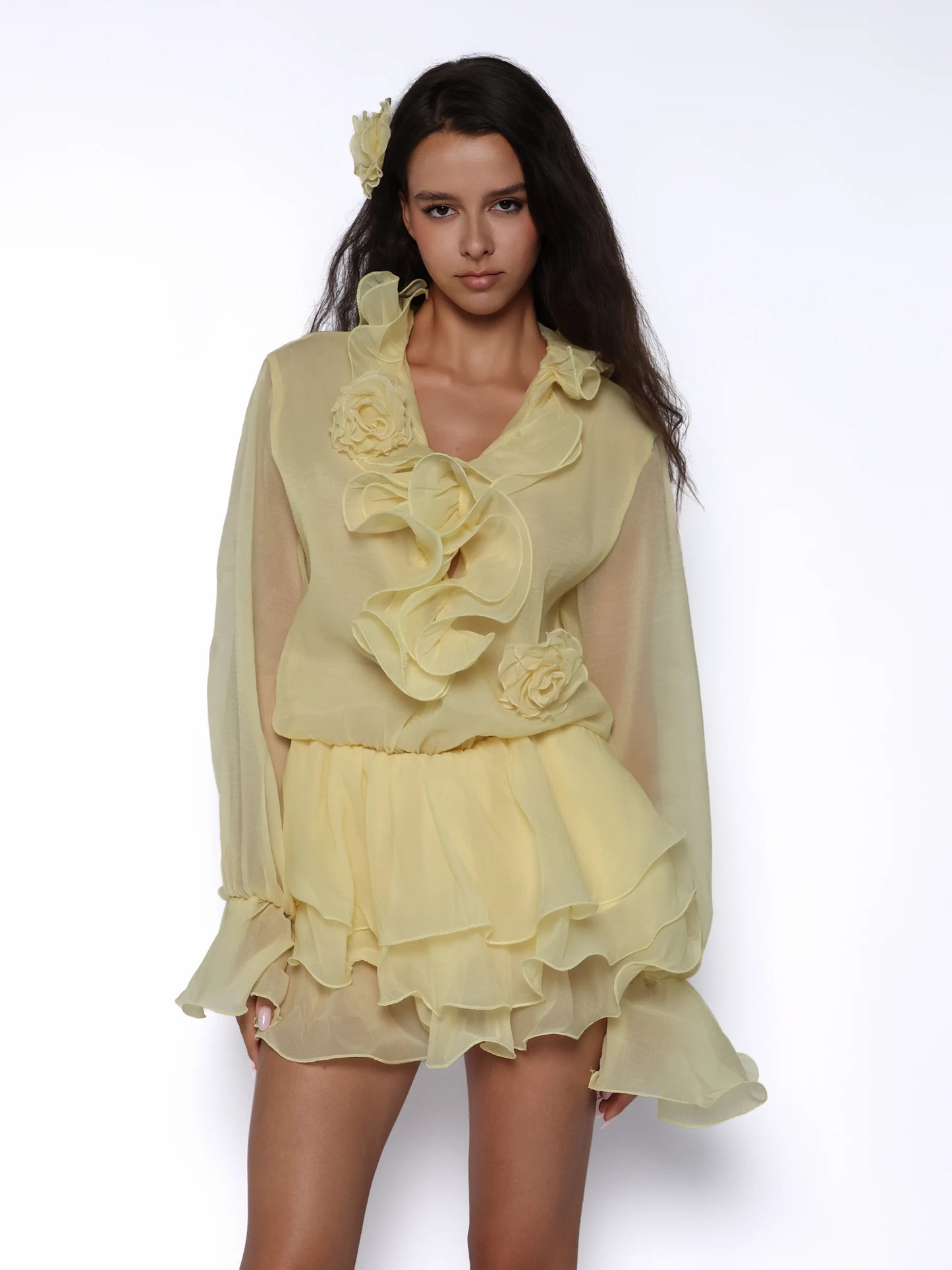 Rochie vaporoasa din voal, Iris