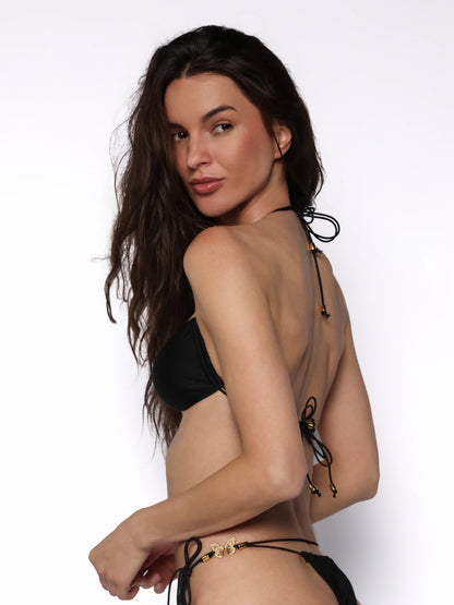 Costum de baie cu detaliu fluture auriu, Diana