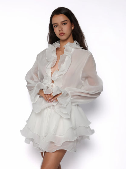 Rochie vaporoasa din voal, Iris