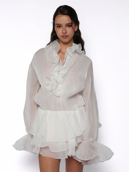 Rochie vaporoasa din voal, Iris