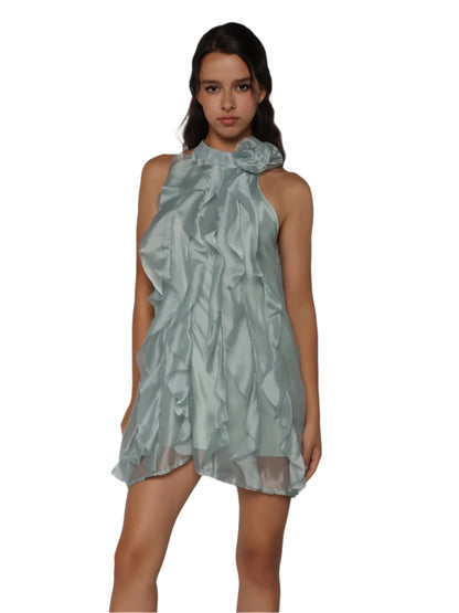 Rochie fina cu volane, Rebecca