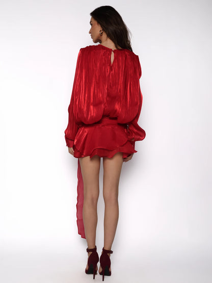 Rochie set cu pantaloni scurti, Ana