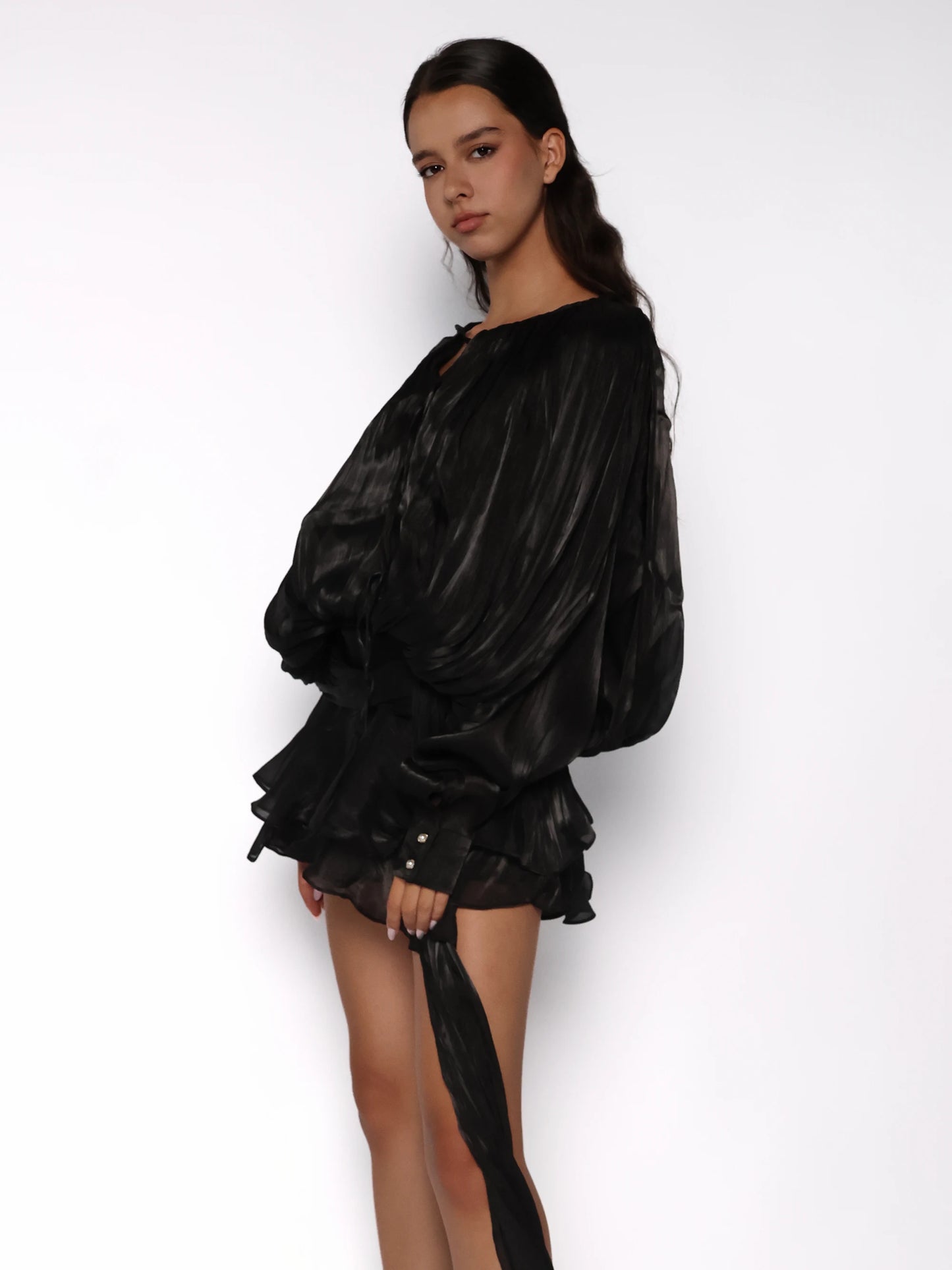 Rochie set cu pantaloni scurti, Ana