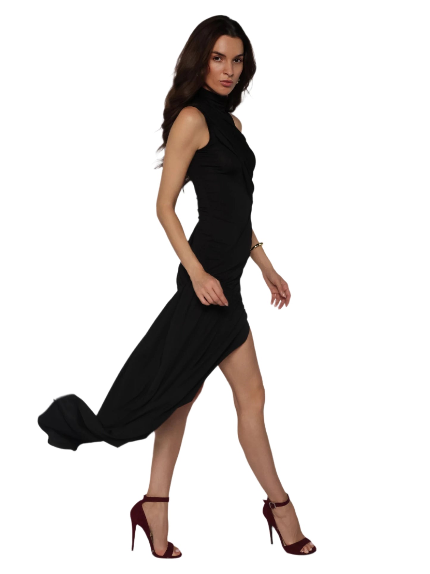 Rochie mini cu trena laterala, Aida