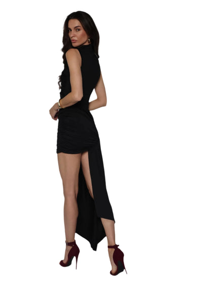 Rochie mini cu trena laterala, Aida