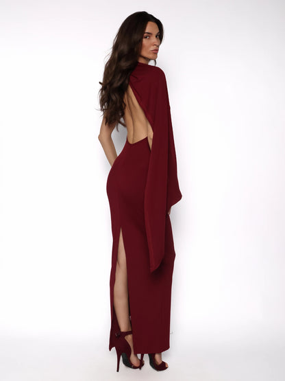 Rochie bodycon lunga cu spatele gol, Amalia