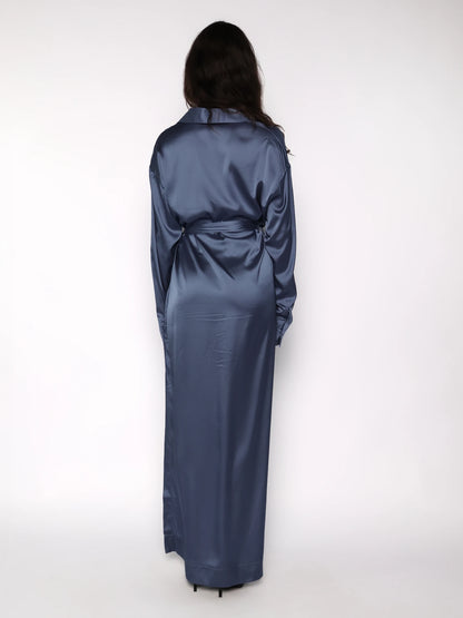 Rochie camasa satinata, Briana