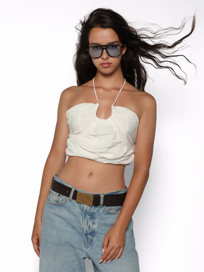 Top casual creponat, Kaia