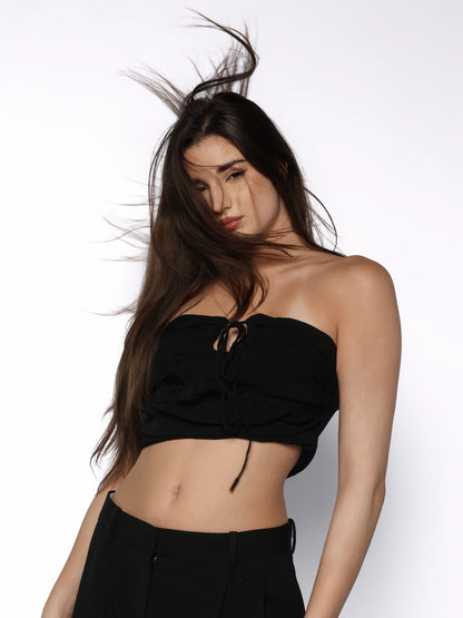 Top casual creponat, Kaia