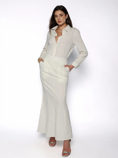 Set camasa si fusta cu buzunare, Iris