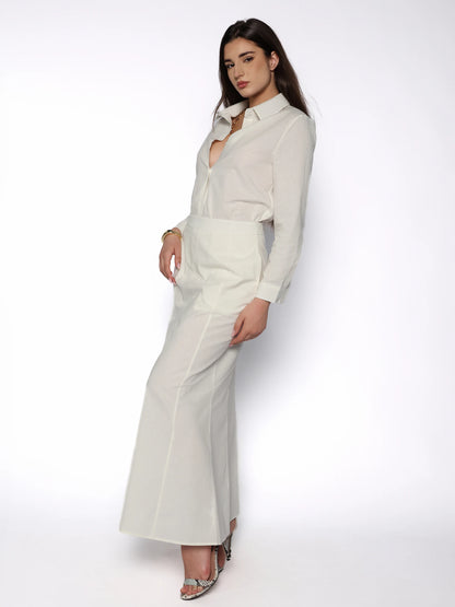 Set camasa si fusta cu buzunare, Iris