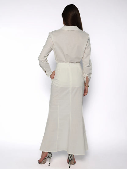 Set camasa si fusta cu buzunare, Iris