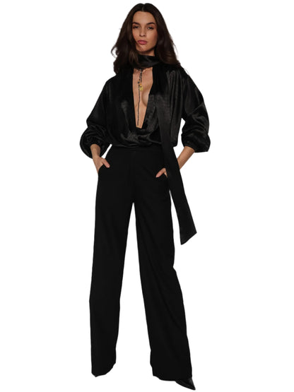 Bluza satinata piele de crocodil, Ava