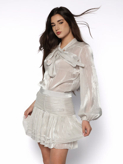 Rochie set camasa cu fusta mini, Ivana