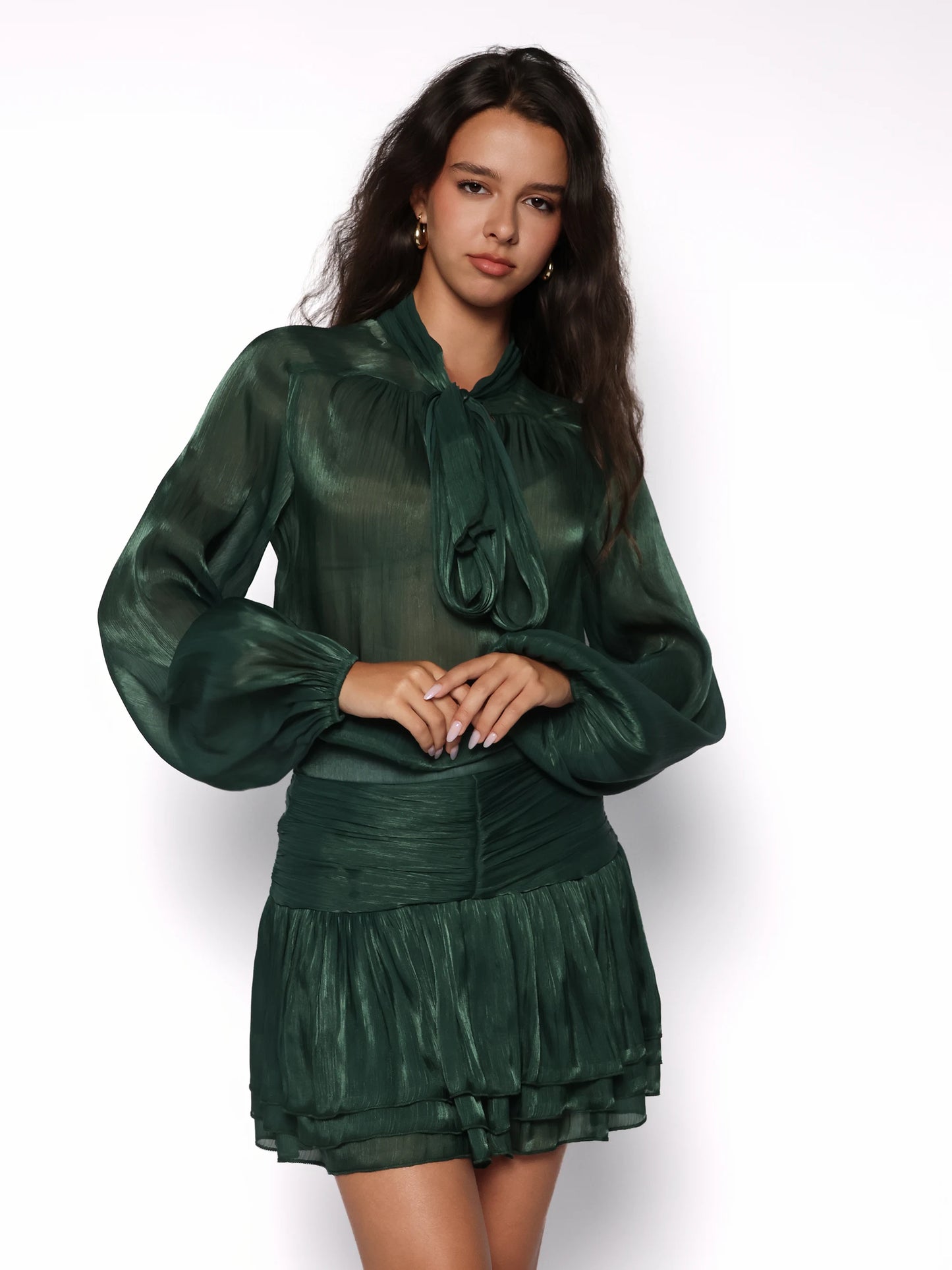 Rochie set camasa cu fusta mini, Ivana