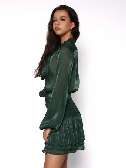 Rochie set camasa cu fusta mini, Ivana