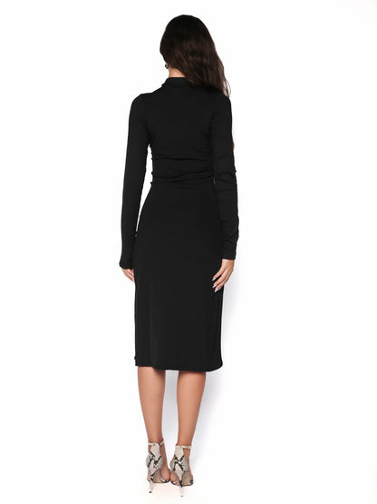 Rochie mulata cu crepaturi frontale, Anastasia