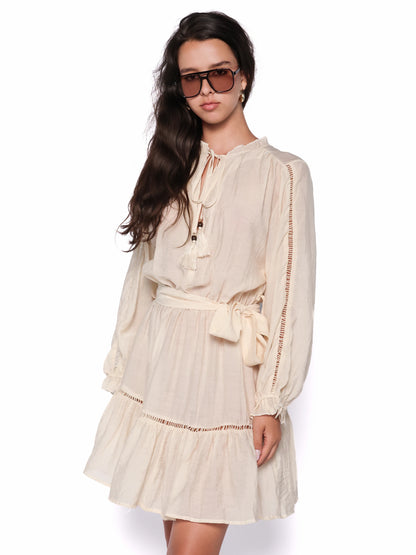 Rochie boho cu cordon in talie, Calina