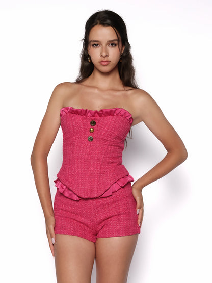 Set elegant  corset cu pantaloni scurti, Elvira