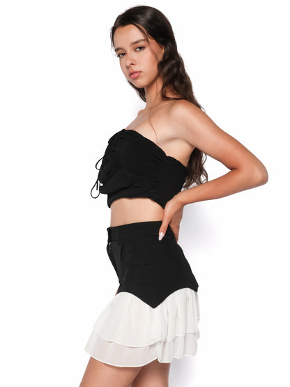 Fusta casual cu volane, Valentina