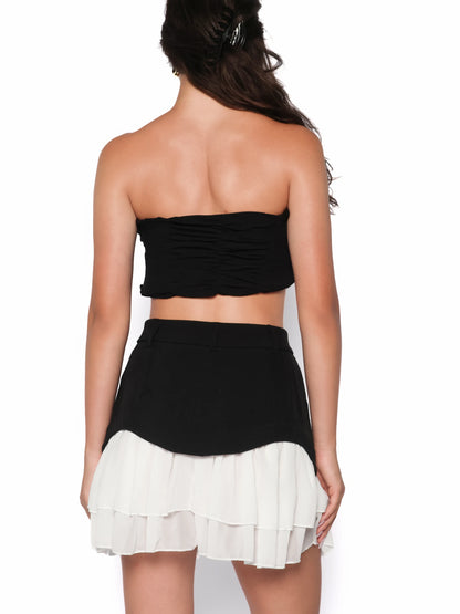 Fusta casual cu volane, Valentina