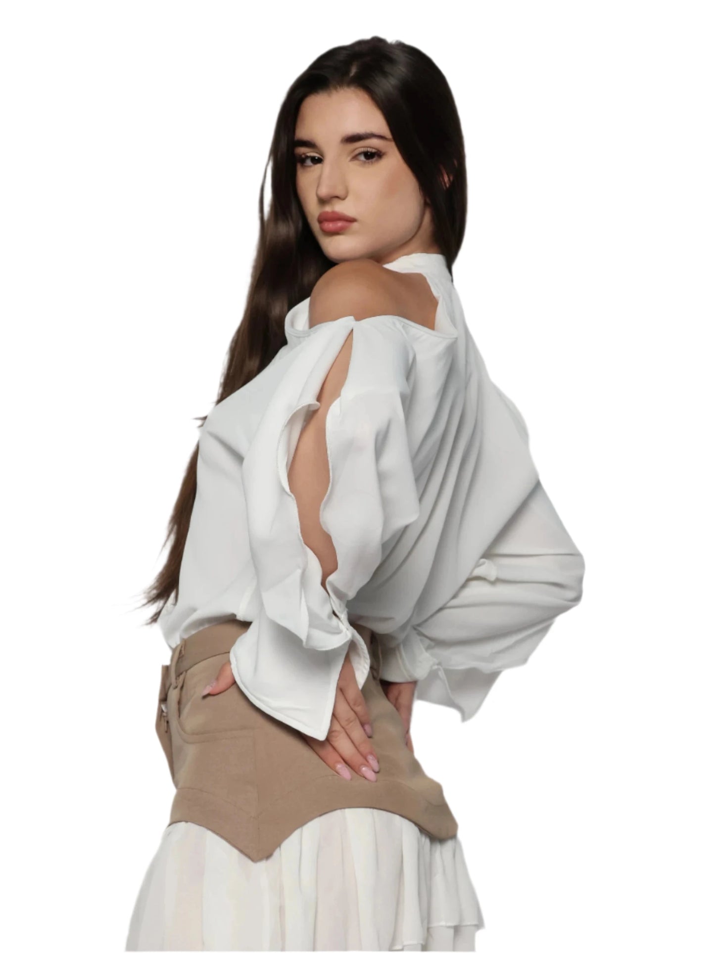 Bluza cu maneci despicate, Dolores