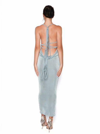 Rochie lunga cu spate sexy, Sena