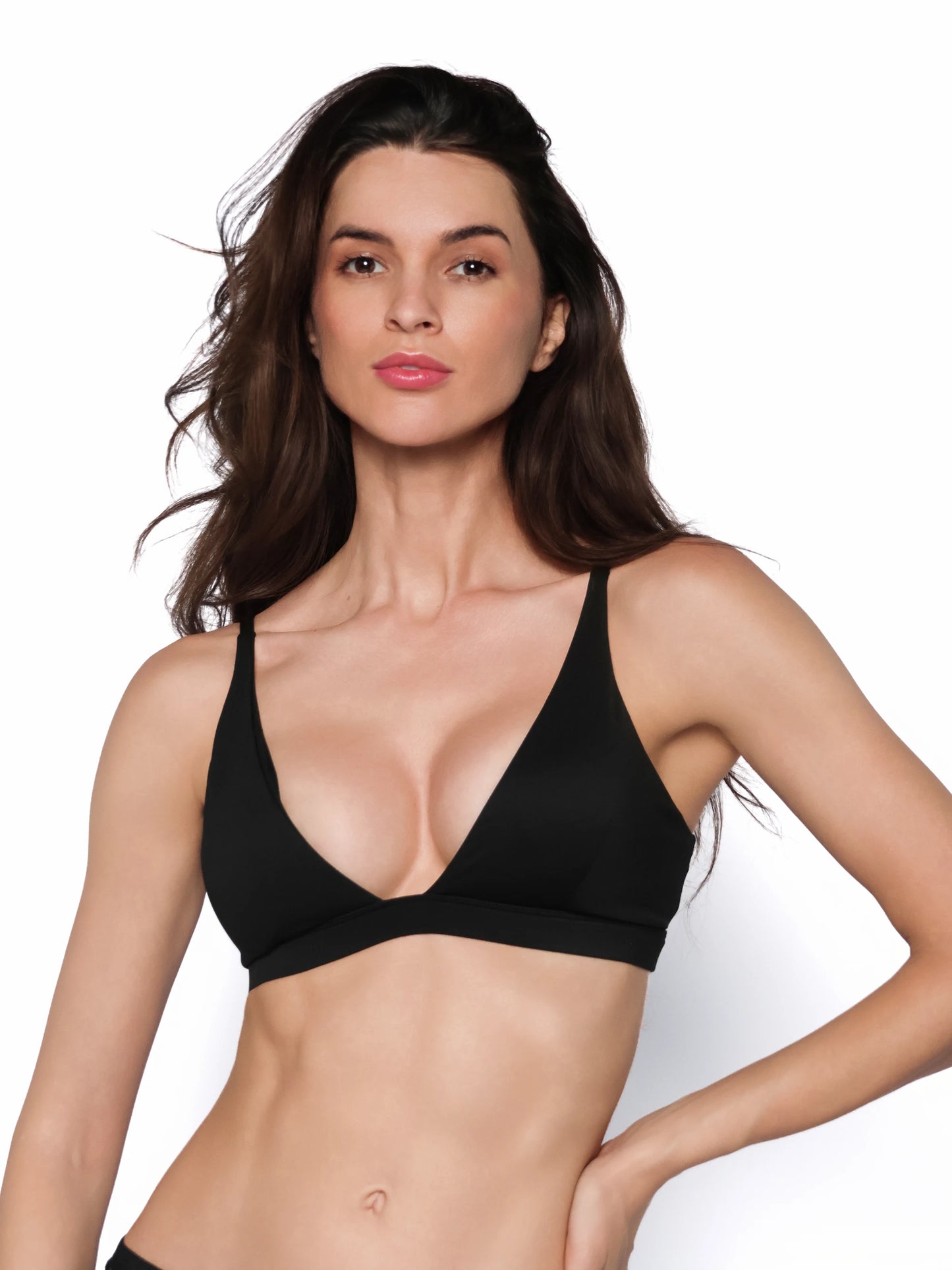 Top fitness negru, Eliza