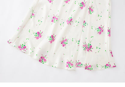 Rochie satinata florala, Soraya