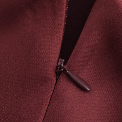 Rochie satinata in clos si cu spatele gol, Carla