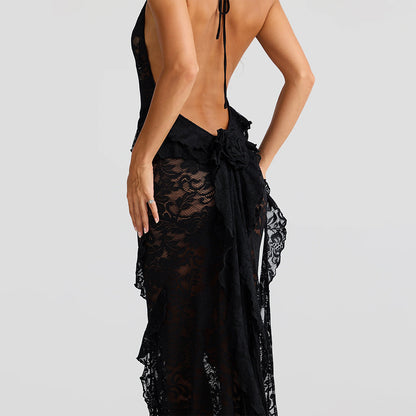 Rochie lunga din dantela, Raluca