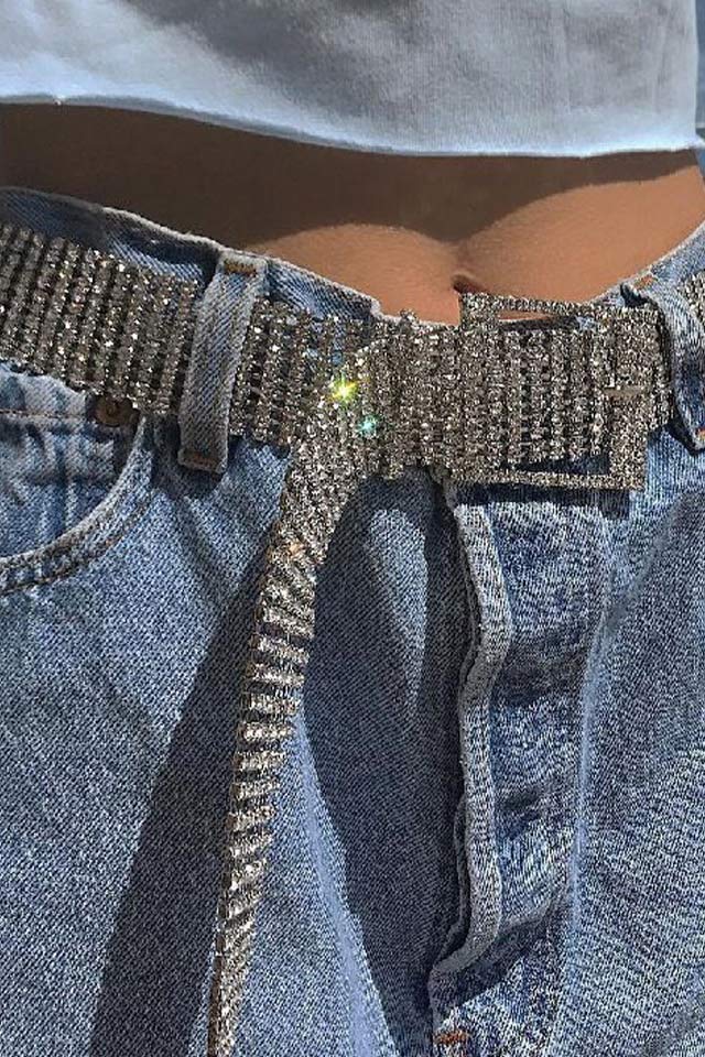 curea femei , curea cu strasuri