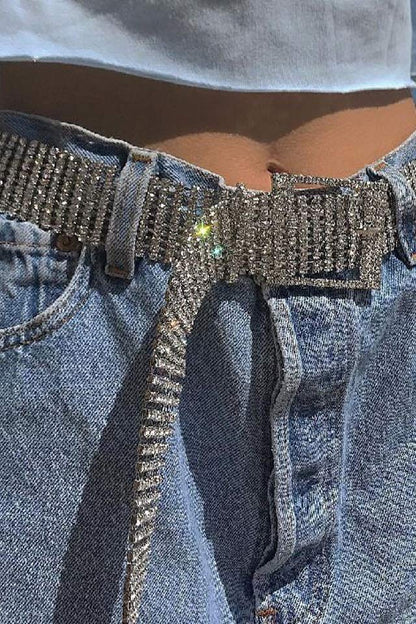 curea femei , curea cu strasuri